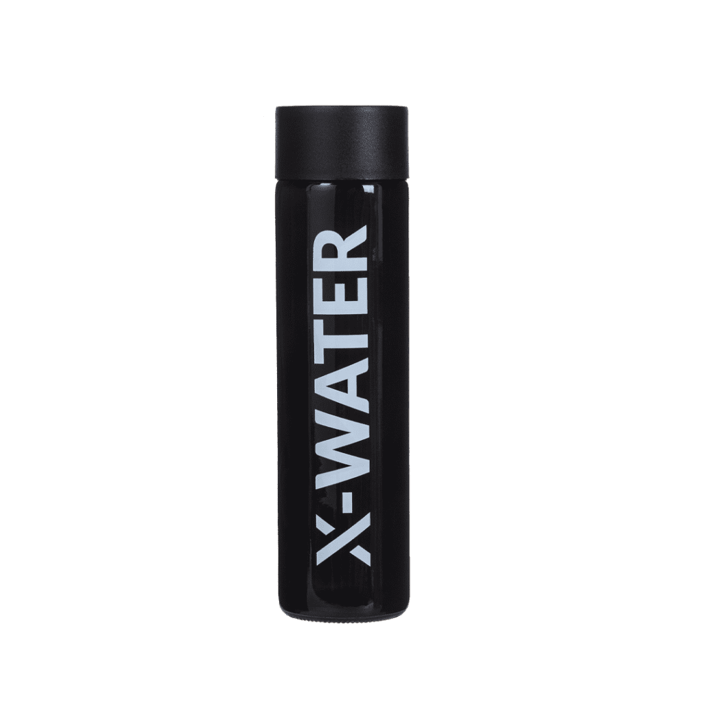 Bouteilles en verre x-bottle couleur black dark